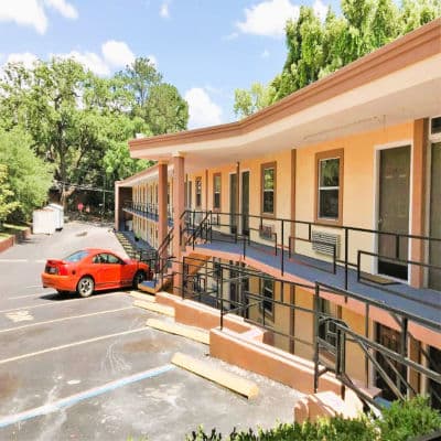 Aerial view of property