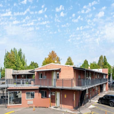 Aerial view of property