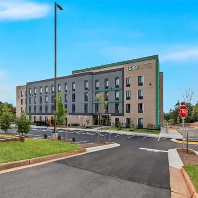Aerial view of property