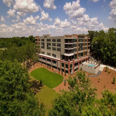Aerial view of property