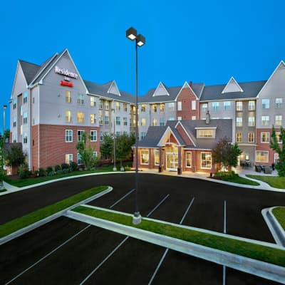 Aerial view of property