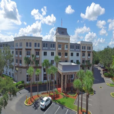 Aerial view of property