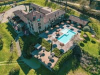 Aerial view of property