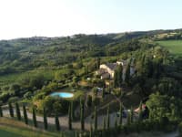 Aerial view of property