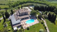 Aerial view of property