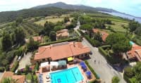 Aerial view of property