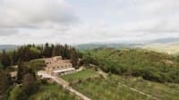 Aerial view of property