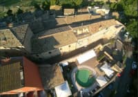 Aerial view of property