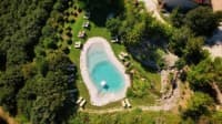 Aerial view of property