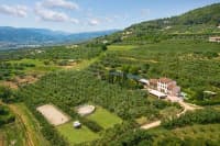 Aerial view of property