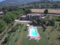 Aerial view of property
