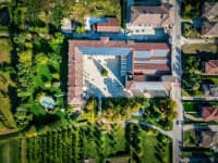 Aerial view of property