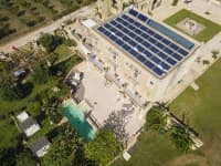 Aerial view of property