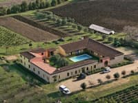 Aerial view of property