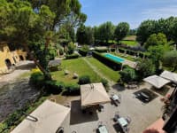 Aerial view of property