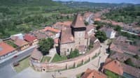 Aerial view of property