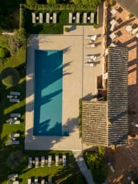Aerial view of property