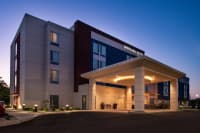 Aerial view of property