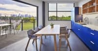 Night scene with hammock