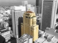 Aerial view of property
