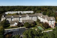 Aerial view of property