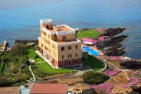 Aerial view of property