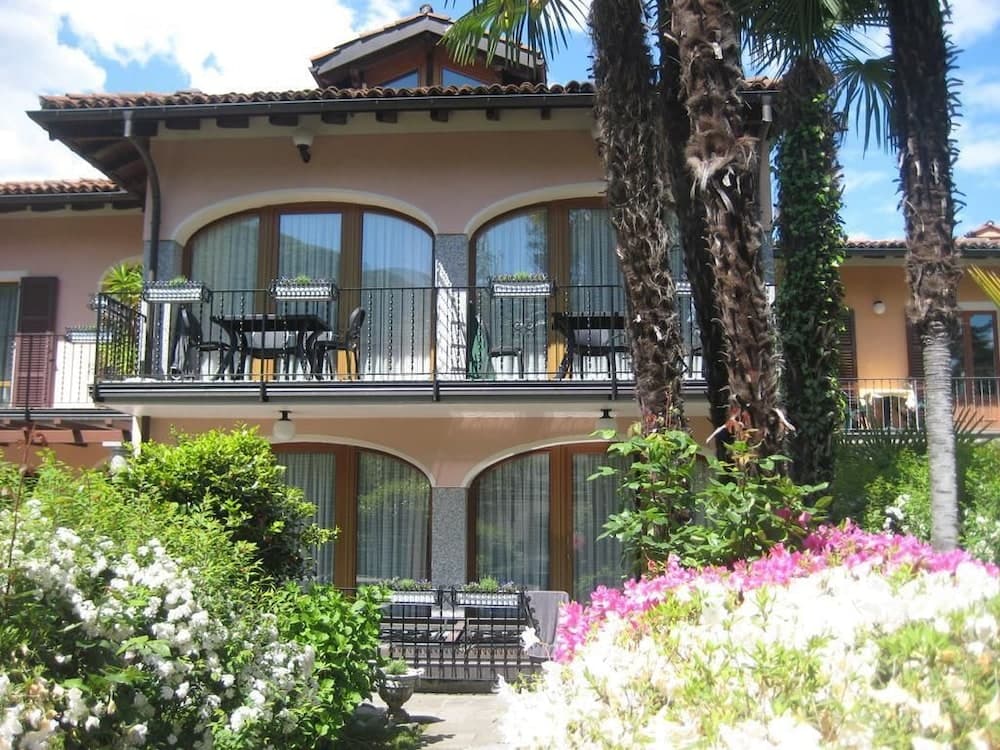Covered patio with ocean view