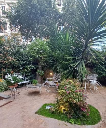 Covered patio with ocean view
