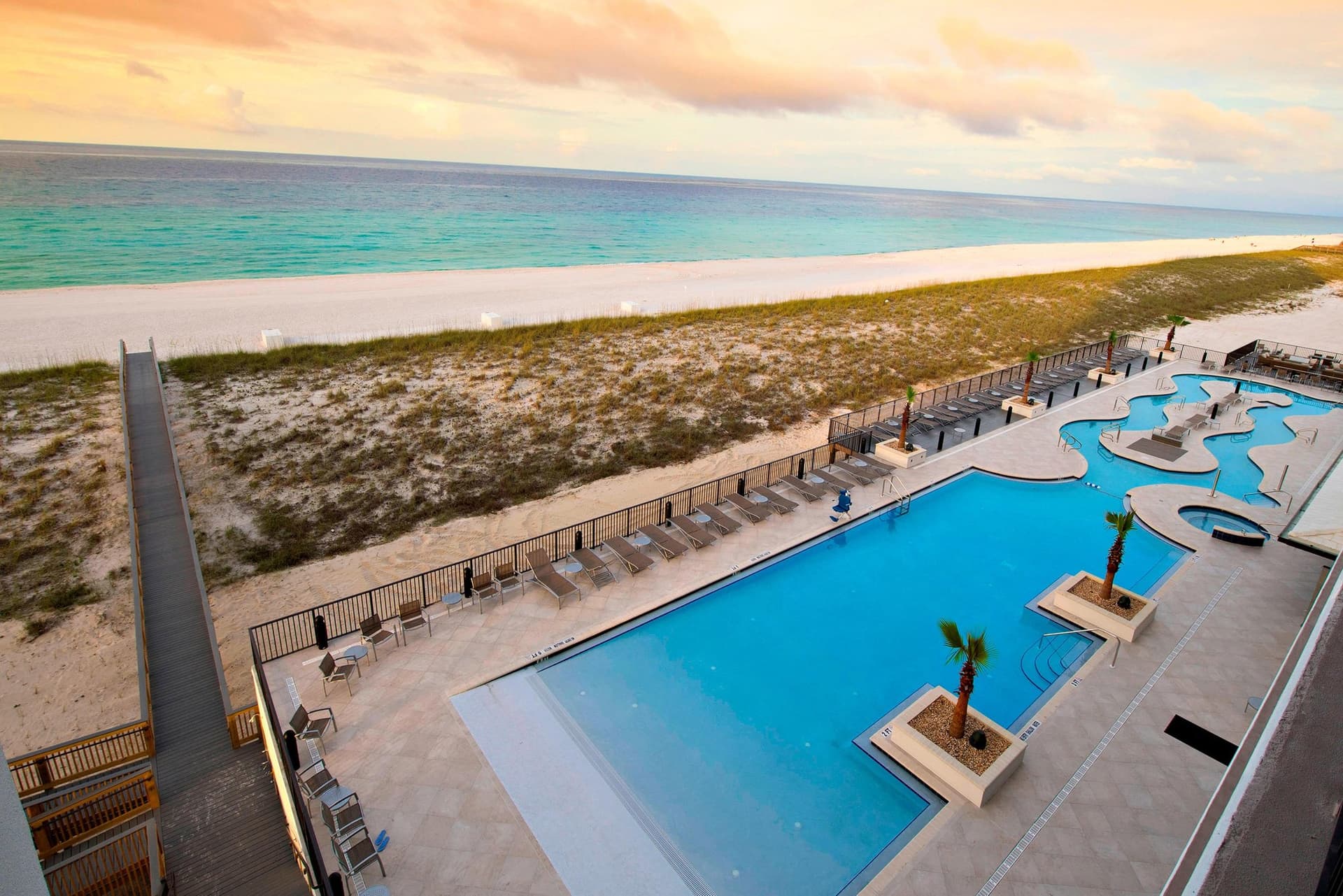 Covered patio with ocean view
