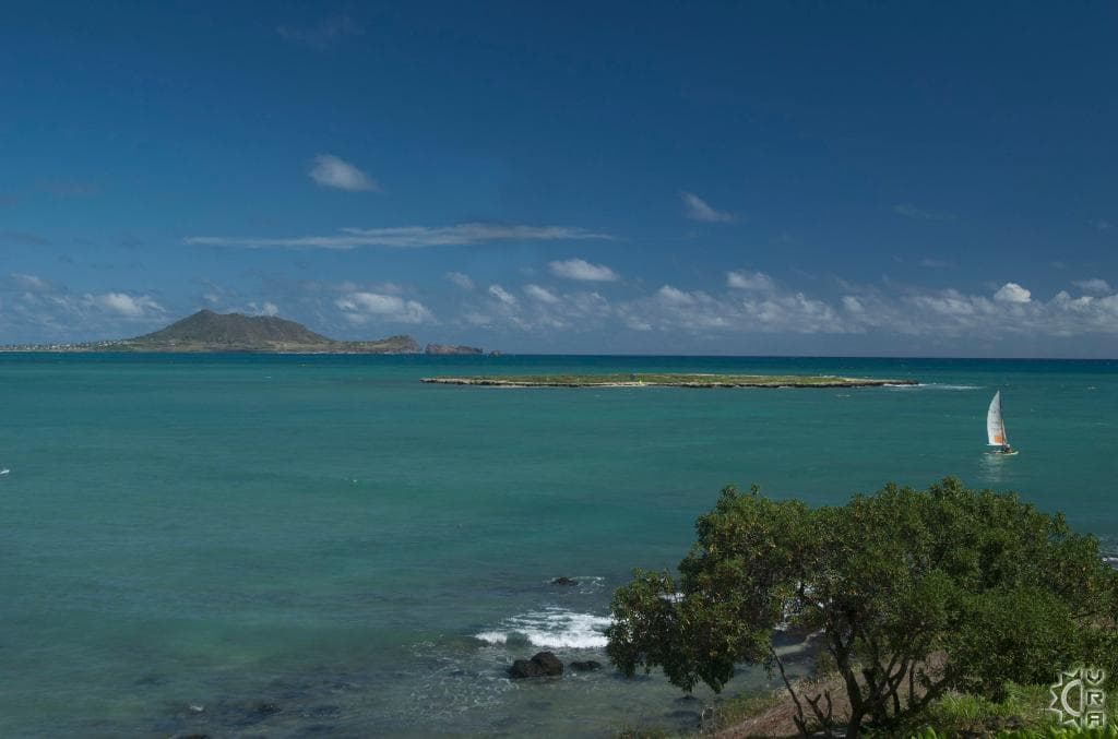 Aerial view of property