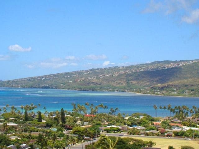 Aerial view of property