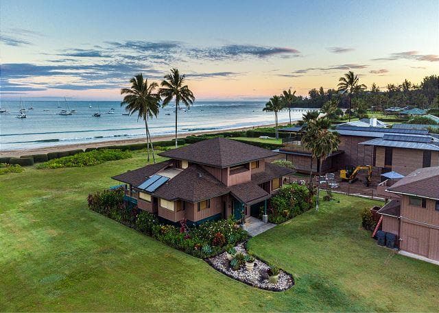 Aerial view of property