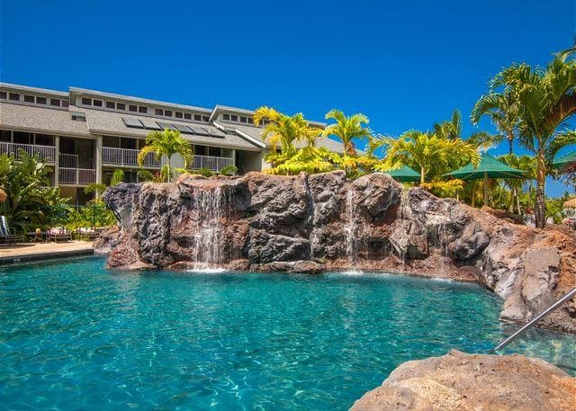 Covered patio with ocean view