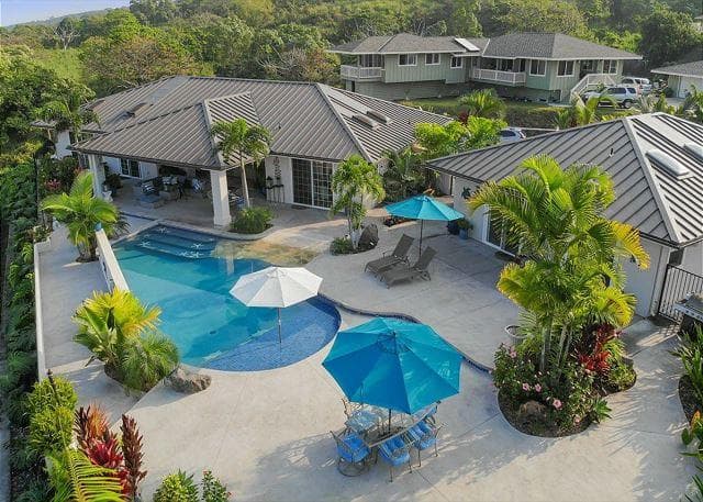 Aerial view of property