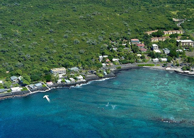 Aerial view of property