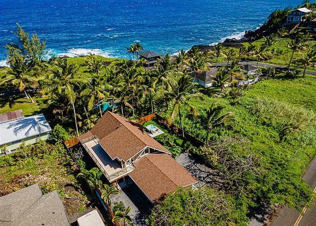 Aerial view of property