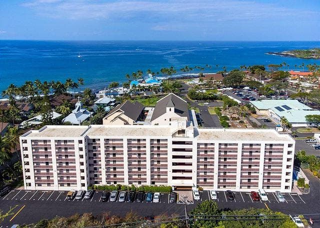 Aerial view of property