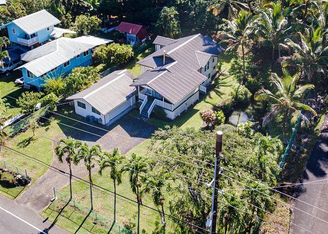 Aerial view of property