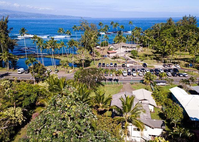 Aerial view of property