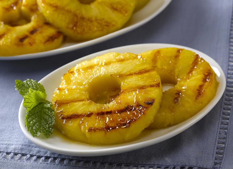 Try any of Hawaii's tempting dishes with a side of grilled pineapple.