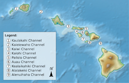 Channels Of The Hawaiian Islands