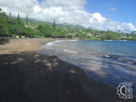 Hana beach: Hana Bay Beach Park