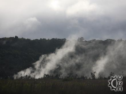 Volcano hike: Crater Rim trail at Hawaii Volcanoes National Park