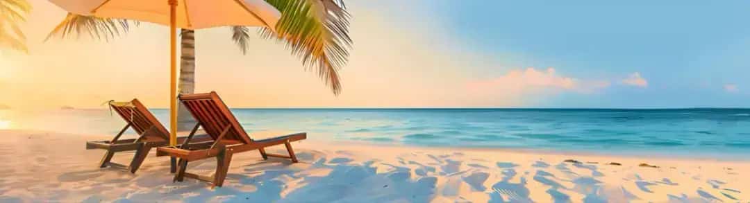 Hawaiian paradise background